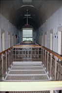Das Treppenhaus in der Außenstelle Tübingen.